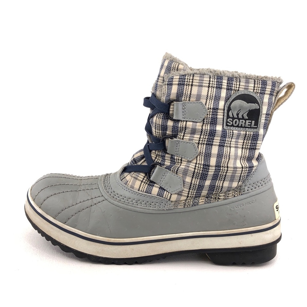 Sorel Tivoli Plaid Waterproof Winter Boots 9